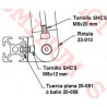 23-013 Rotula 30 sin freno