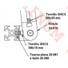 23-010 Rotula 40 sin freno