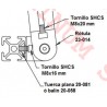 23-014 Rotula 40 con freno