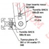 17-014 Rotula 45 con freno