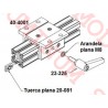 23-340-8 Manija de cierre rapido M8