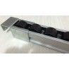 14-100C Riel aluminio con rodajas