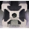 12-020V Perfil de aluminio 20x20 mm ranura V